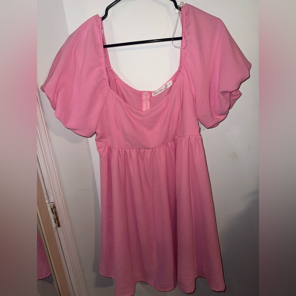 Altard state Puff Sleeve off the shoulder dress